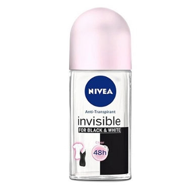 رول ضد تعریق زنانه invisible black & white clear نیوا 50ml