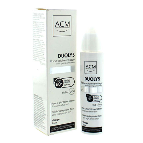 کرم دالیس ضد چروک و ضد آفتاب SPF 50 ای سی ام