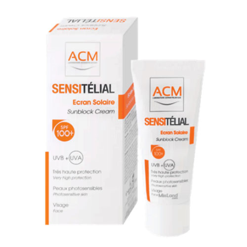 کرم ضد آفتاب 100 SPF بی رنگ سن سی تلیال ای سی ام 40ml