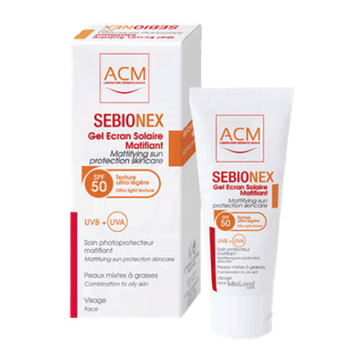 ژل ضد آفتاب SPF50 سبیونکس ای سی ام 40ml