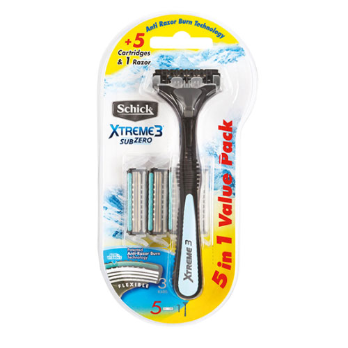خودتراش اکستریم 3 لبه 5یدک شیک