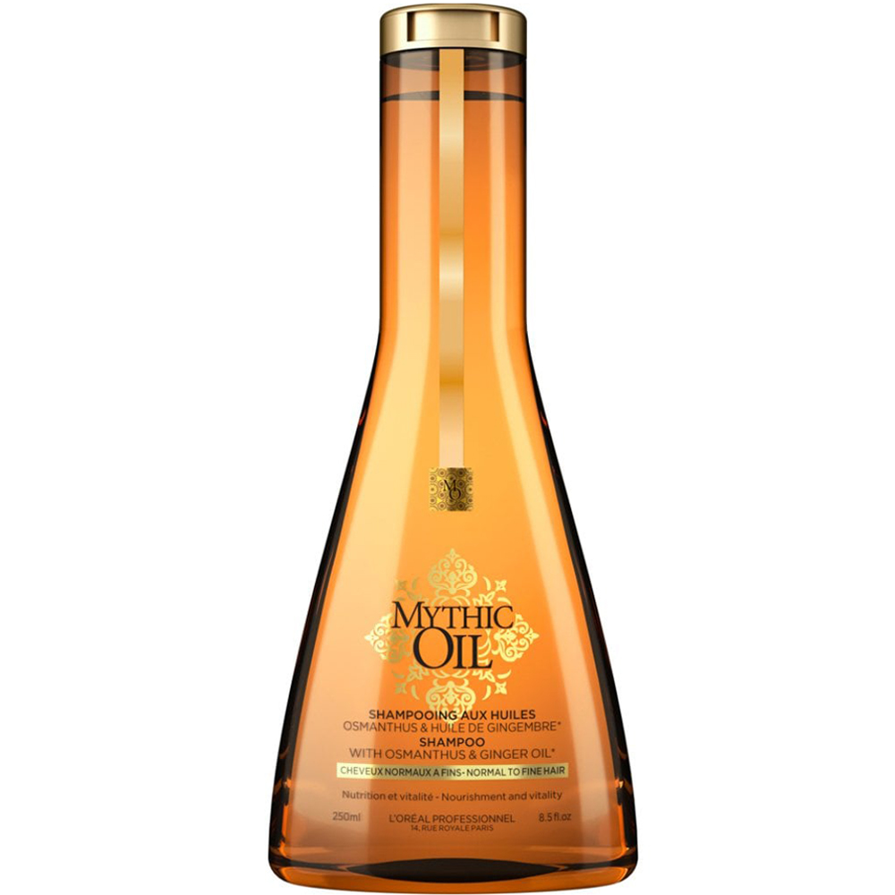 شامپو مغذی موهای نرمال و نازک Mythic Oil لورال 250ml