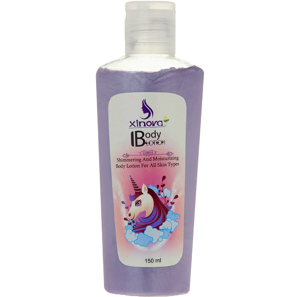 لوسیون براق کننده بدن طرح یونی کورن ژینووا 150ml