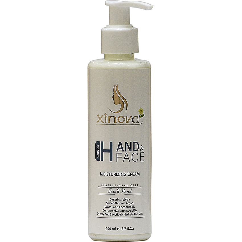 کرم آبرسان و مرطوب کننده دست و صورت ژینووا 200ml