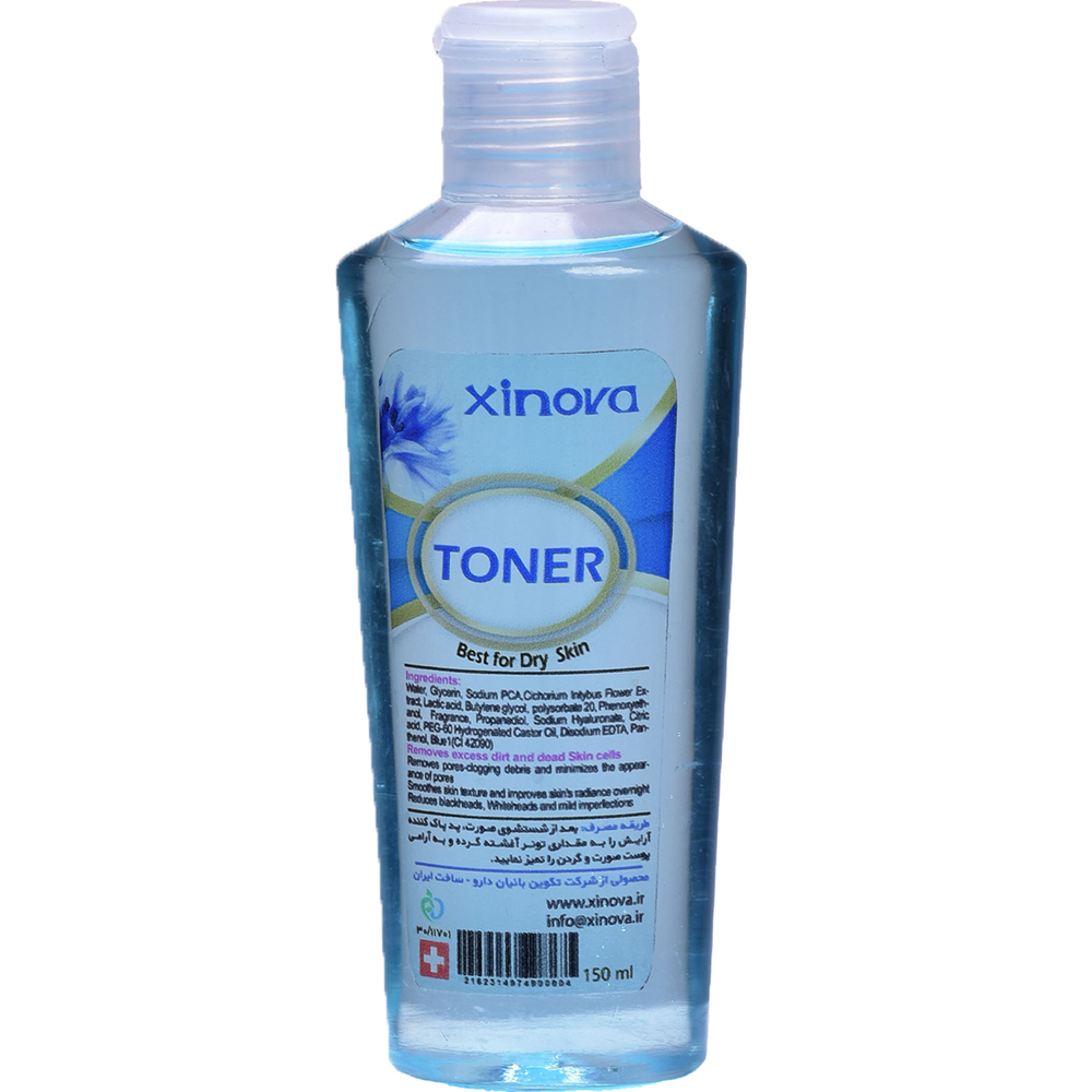 تونر پوست خشک ژینووا 150ml