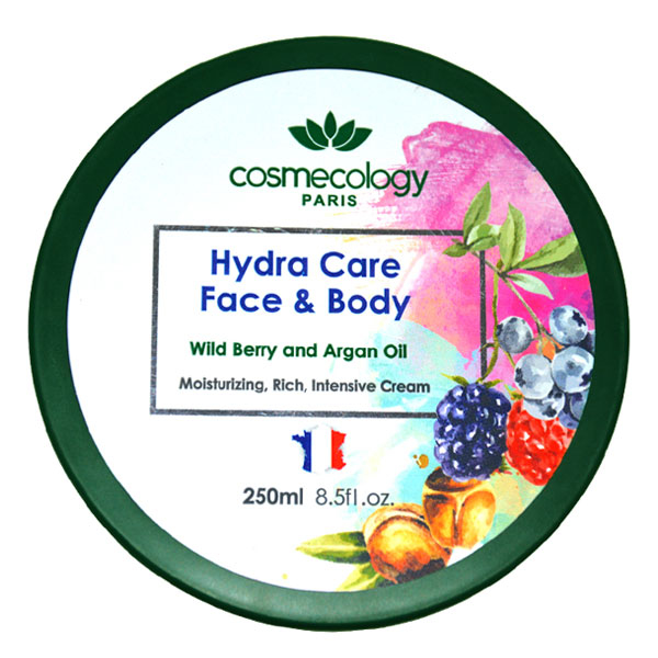 کرم مرطوب کننده صورت و بدن آرگان و تمشک کاسمکولوژی