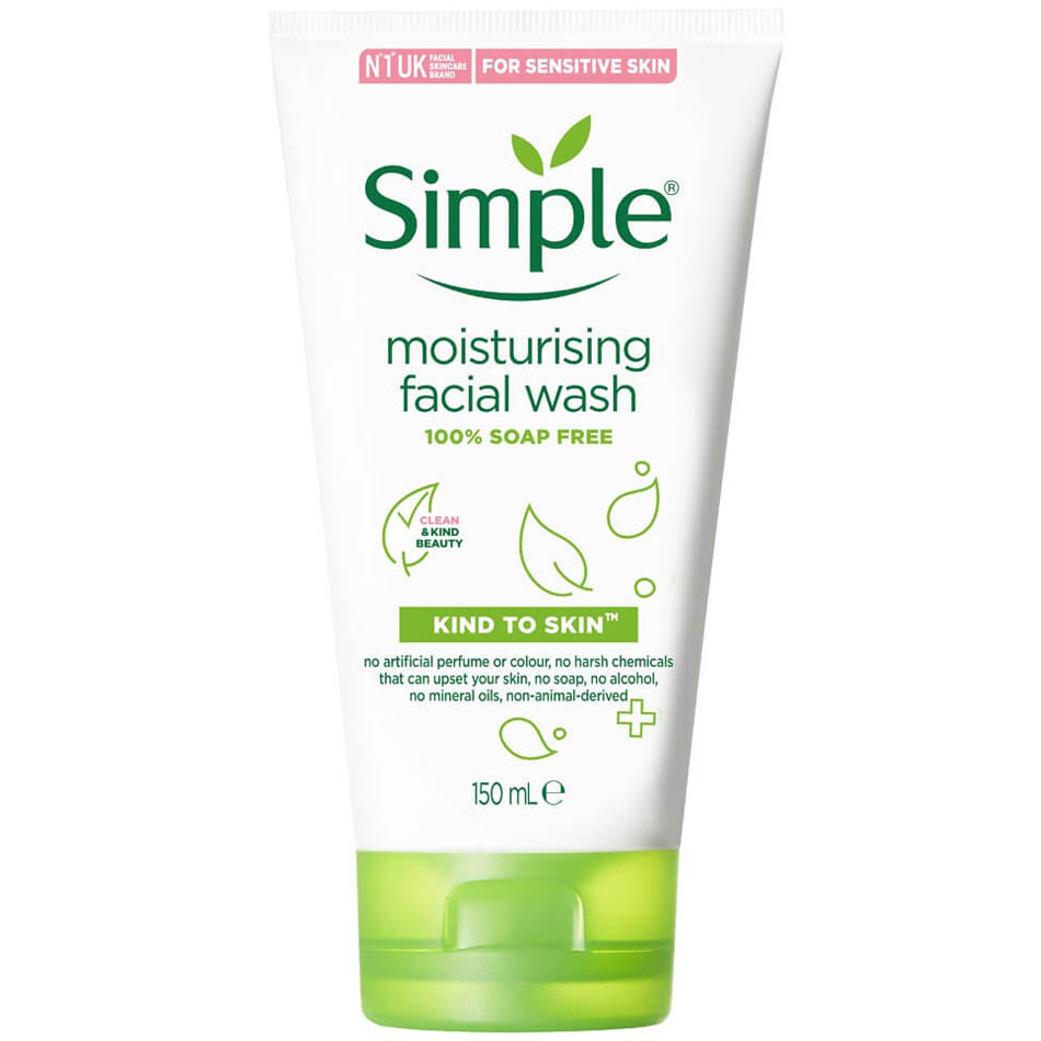 ژل شستشو پوست حساس Moisturising سیمپل 150ml