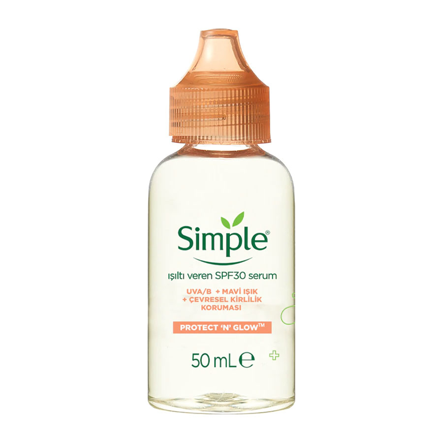 سرم روشن کننده و ضد آفتاب SPF30 سیمپل 50ml