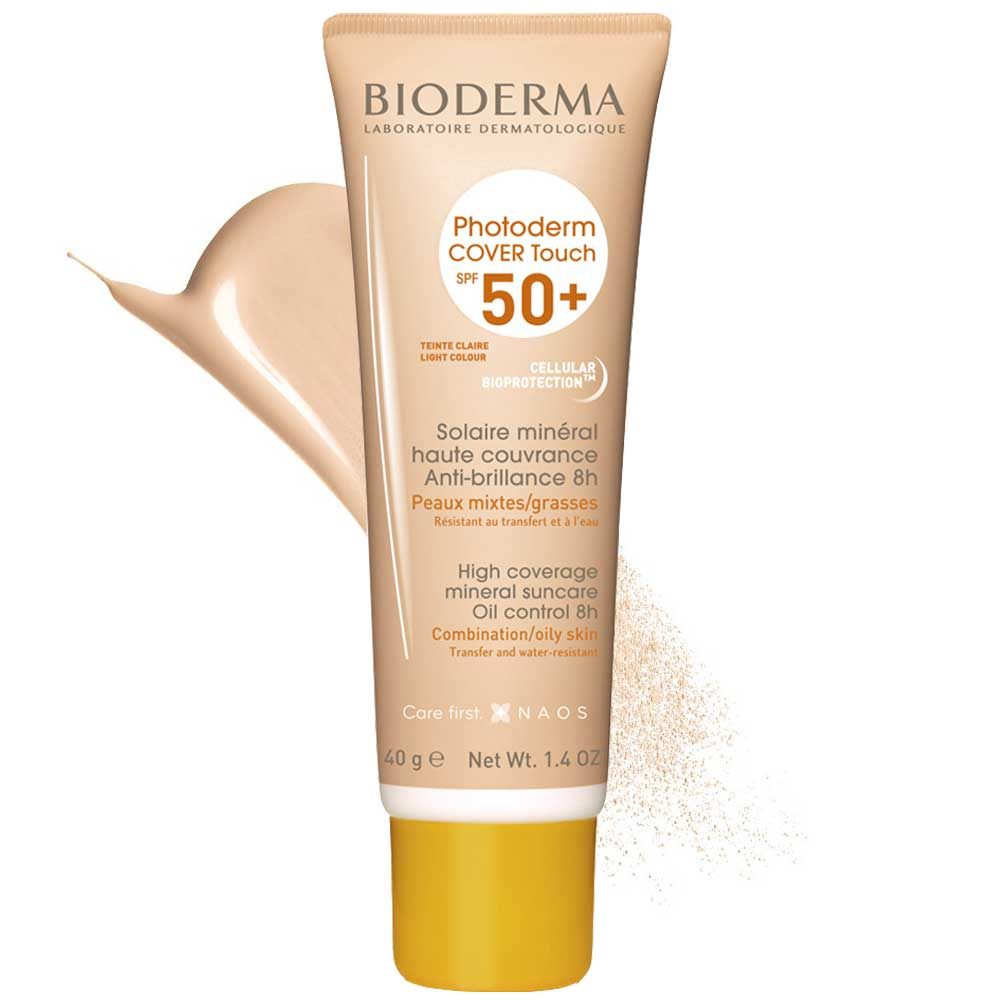 کرم ضد آفتاب رنگی Photoderm Cover Touch SPF50 بایودرما 40gr