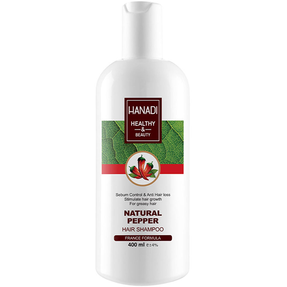 شامپو موهای چرب عصاره فلفل هانادی 400ml