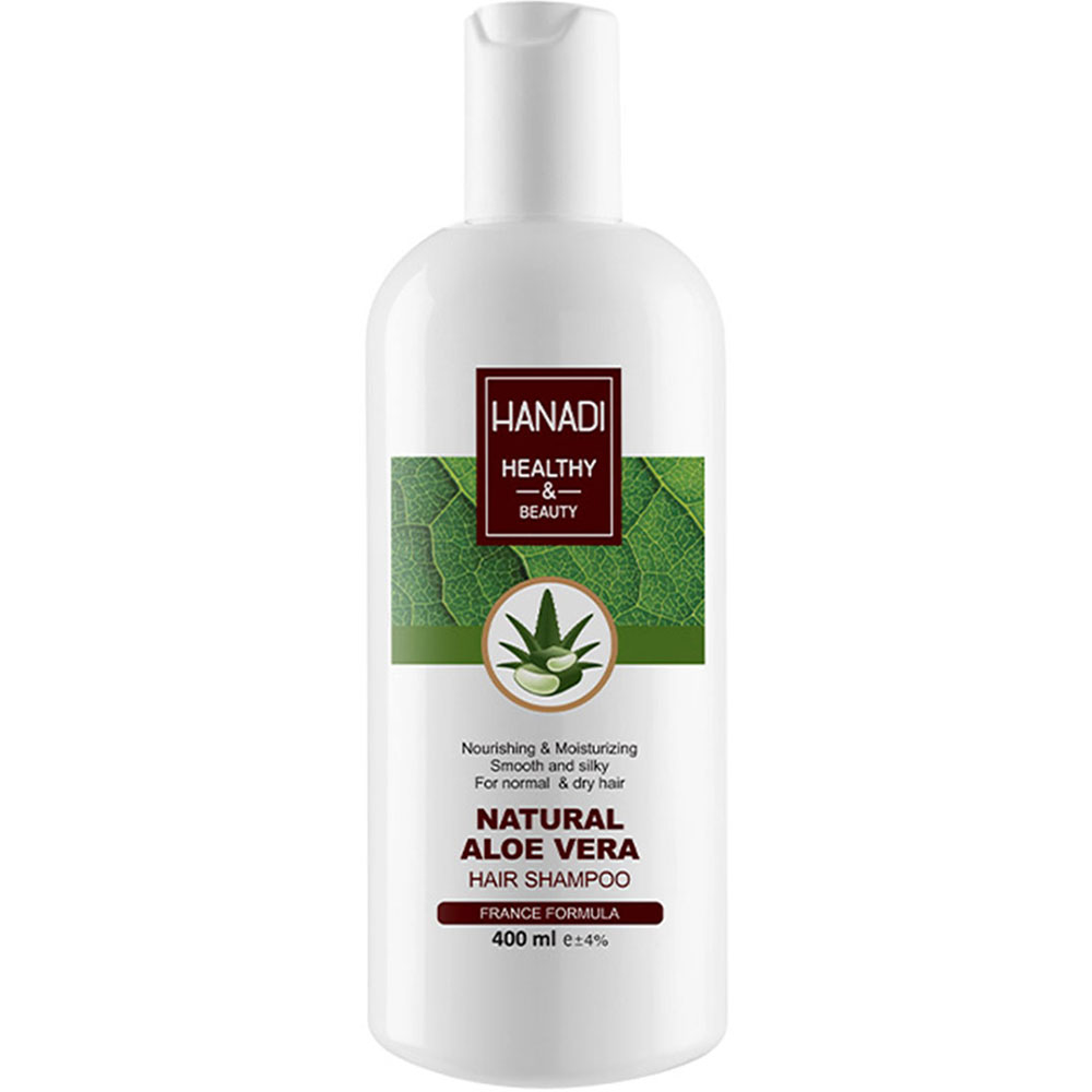 شامپو آبرسان موهای نرمال و خشک عصاره آلوئه ورا هانادی 400ml