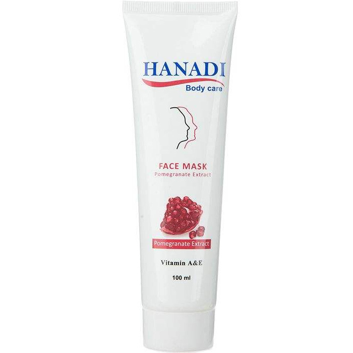 ماسک صورت عصاره انار هانادی 100ml