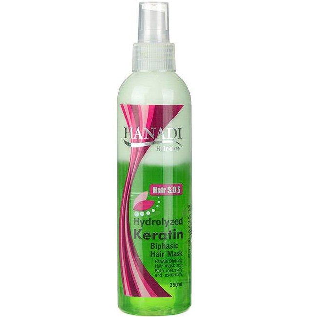 اسپری دو فاز تقویت کننده سبز کراتین هانادی 200ml