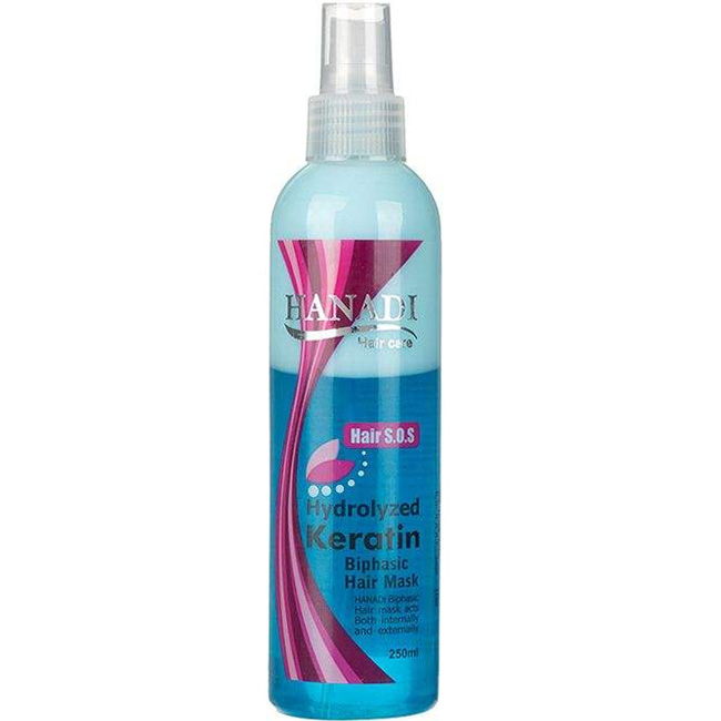 اسپری دو فاز ترمیم کننده آبی کراتین هانادی 200ml