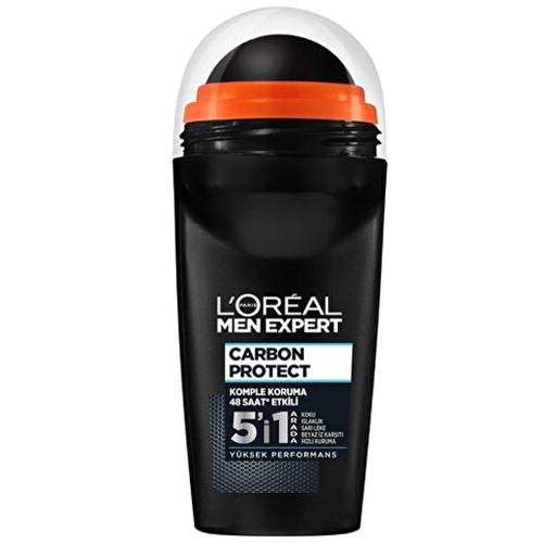 رول ضد تعریق مردانه 48 ساعته 5 در 1 Carbon Protect لورال 50ml	