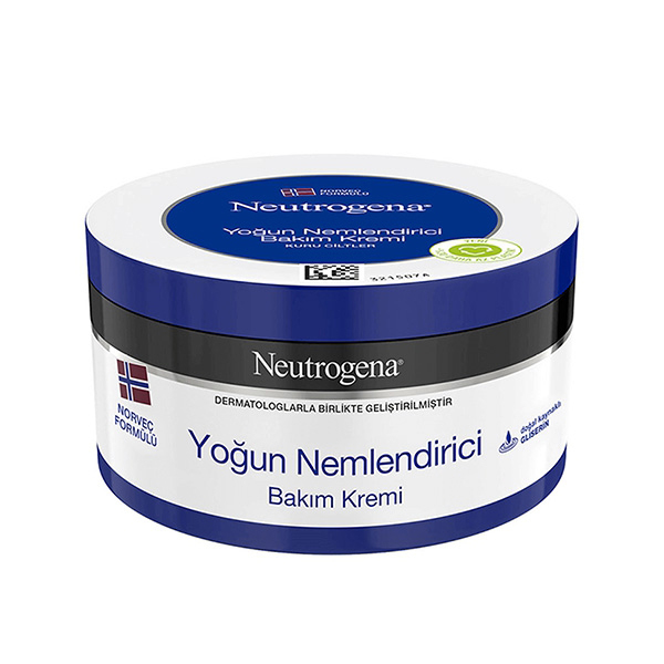 کرم مرطوب کننده پوست خشک 24 ساعته Yogun Nemlendirici نوتروژینا 200ml