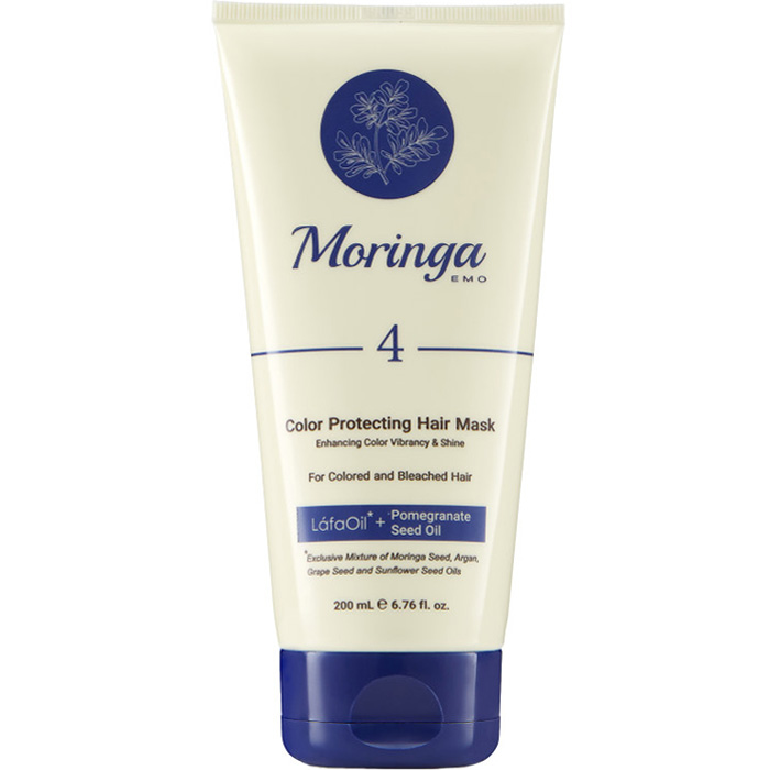 ماسک موهای رنگ شده و دکلره 4 مورینگا امو 200ml
