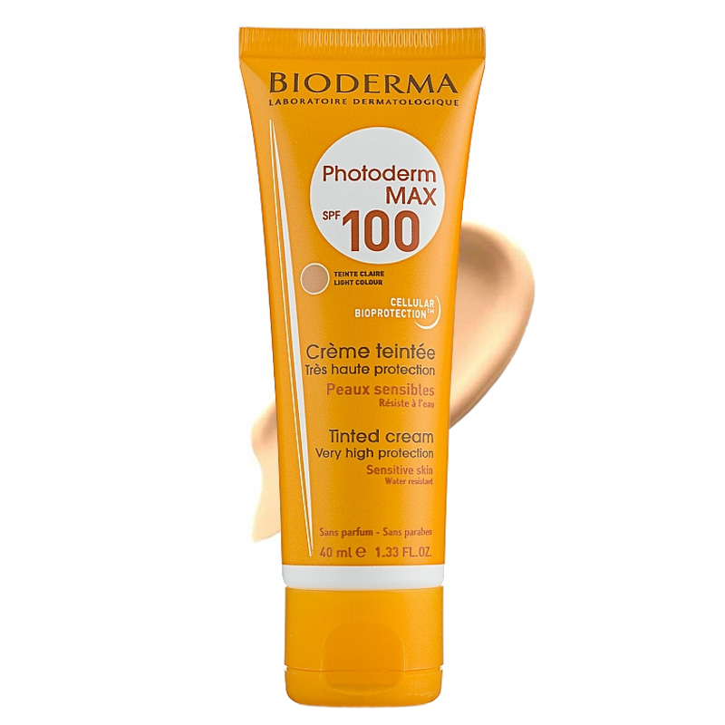 کرم ضد آفتاب رنگی Photoderm Max SPF100 بایودرما 40ml