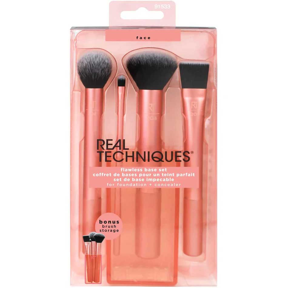 ست براش ریل تکنیک 4 عددی Flawless Base