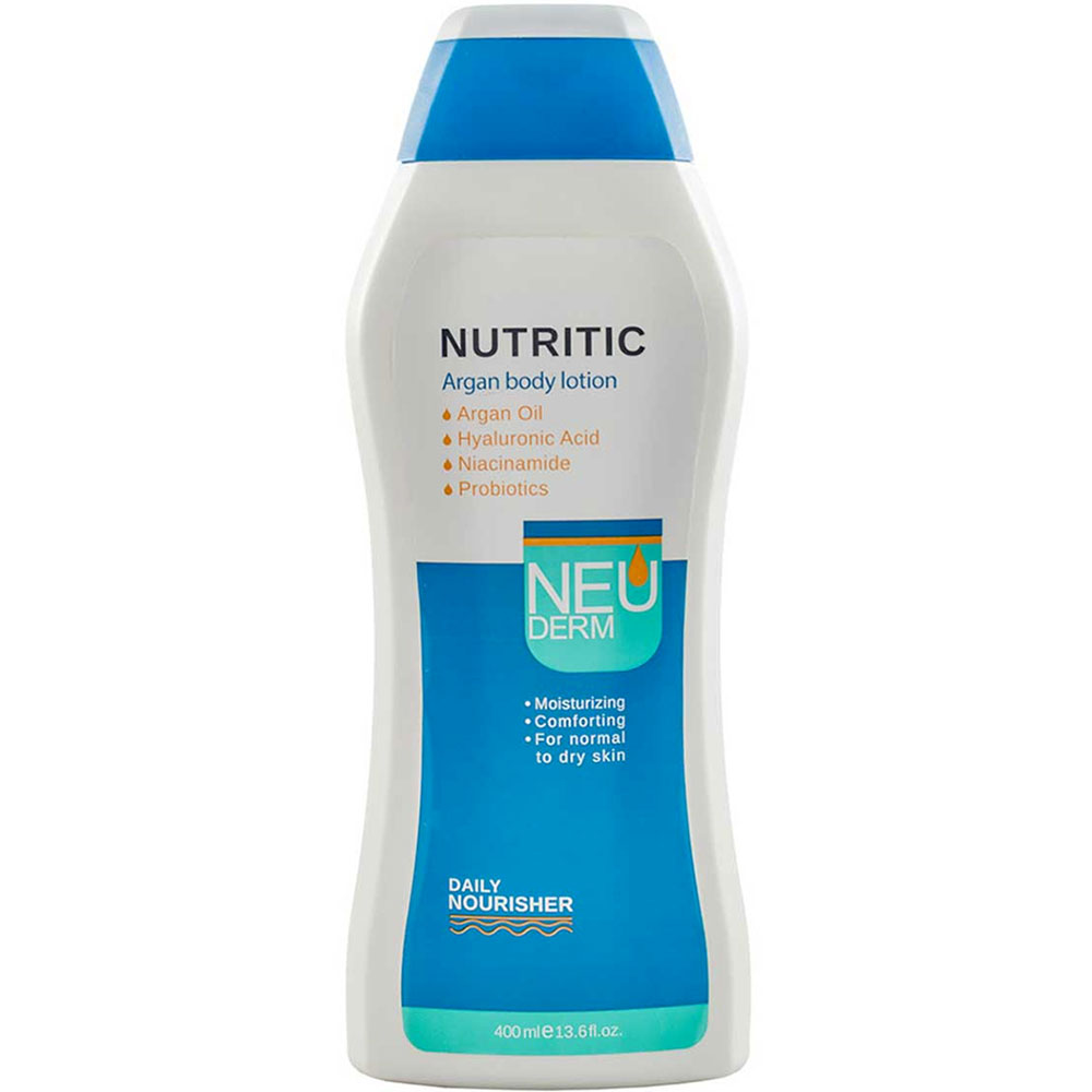 لوسیون بدن پوست خشک تا نرمال Nutritic نئودرم 400ml