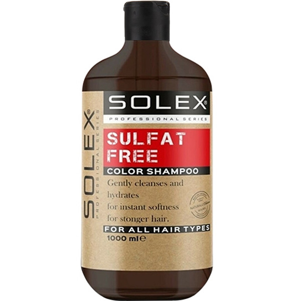 شامپو فاقد سولفات موهای رنگ شده سولکس 1000ml
