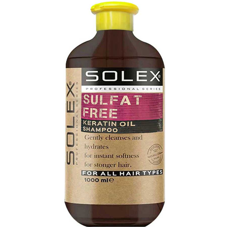 شامپو فاقد سولفات حاوی روغن کراتین سولکس 1000ml