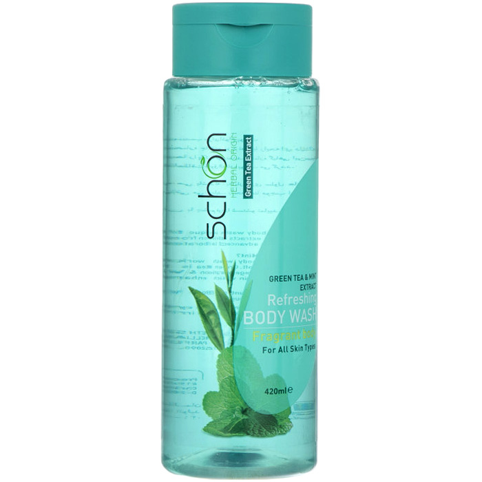 شامپو بدن چای سبز و نعنا شون 420ml