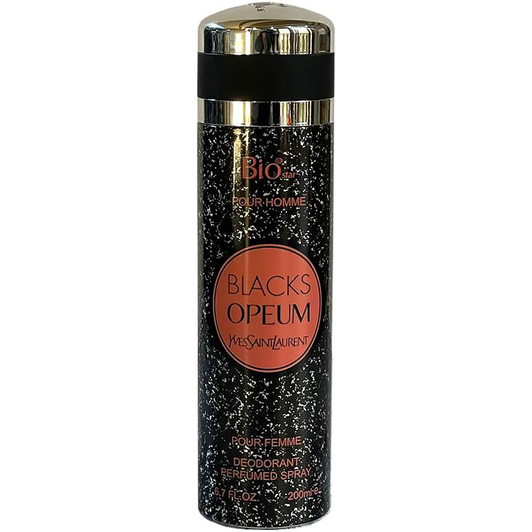 اسپری بدن زنانه Blacks Opeum YSL بیو استار 200ml