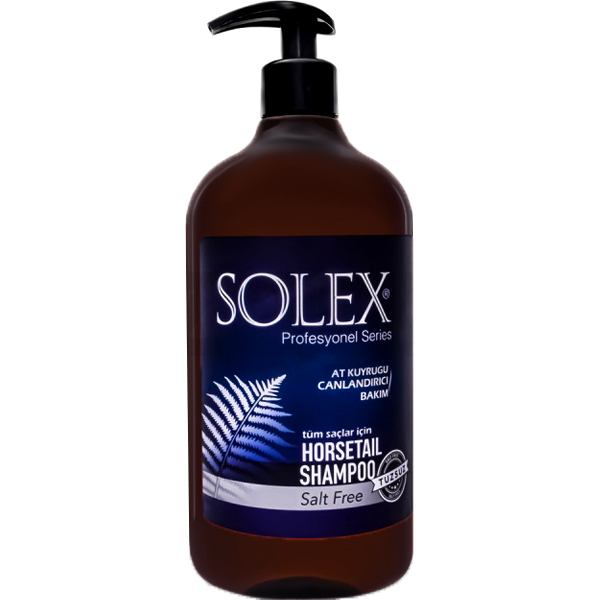 شامپو فاقد نمک حاوی عصاره دم اسبی سولکس 1000ml