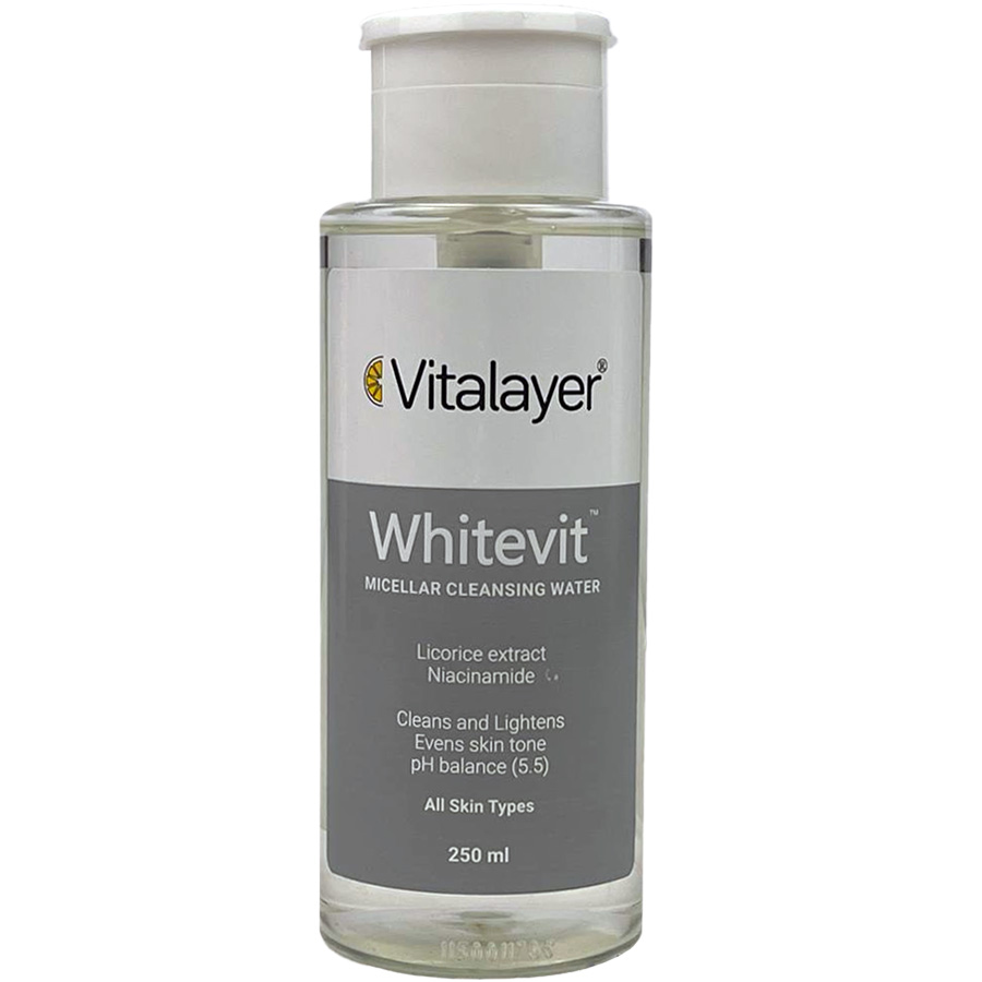 میسلار واتر پوست های کدر و مستعد لک Whitevit ویتالیر 250ml