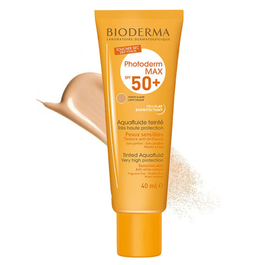 فلوئید ضد آفتاب رنگی Photoderm Max SPF50 بایودرما 40ml