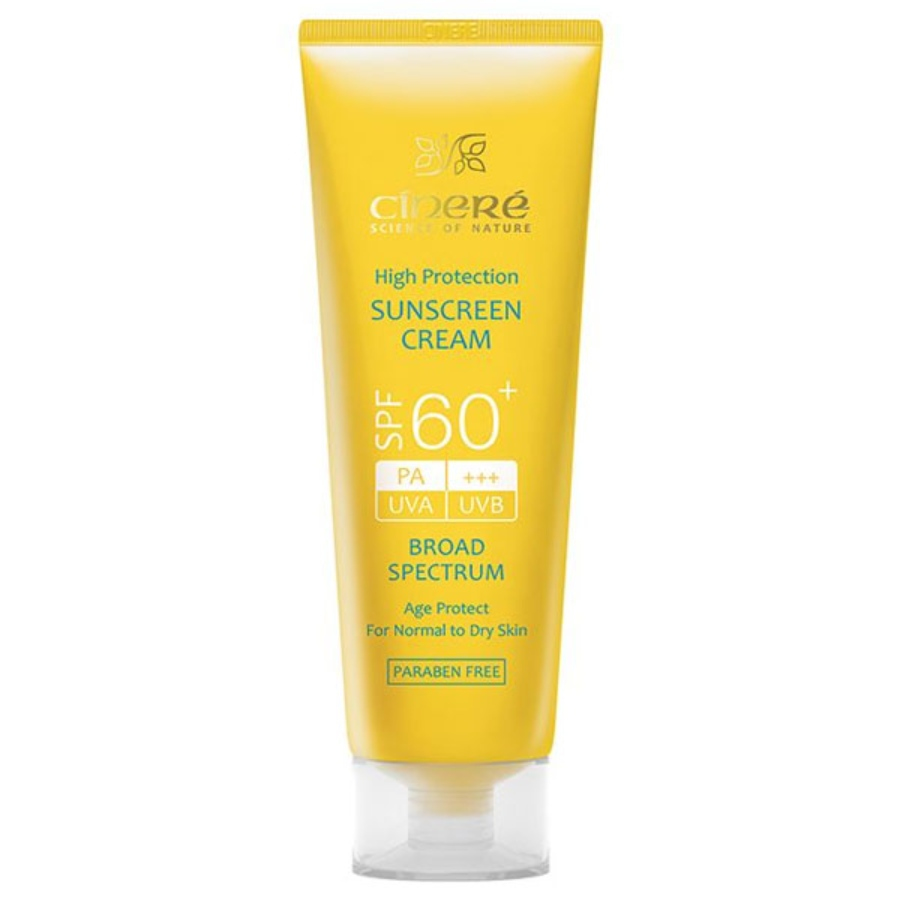 کرم ضد آفتاب بی رنگ سینره SPF60 