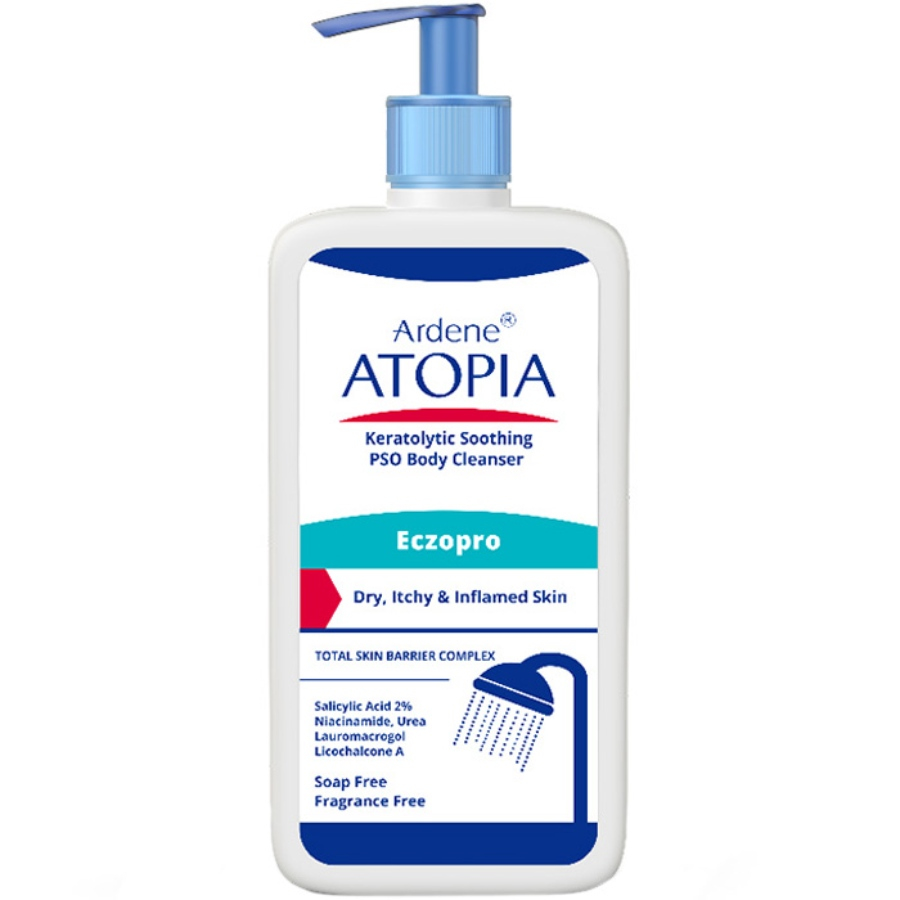 بالم شوینده بدن التیام بخش و لایه بردار پوست Eczopro آردن آتوپیا 500ml