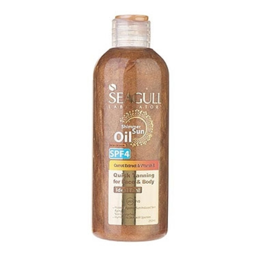 روغن برنزه کننده و ویتامینه سی گل 250ml