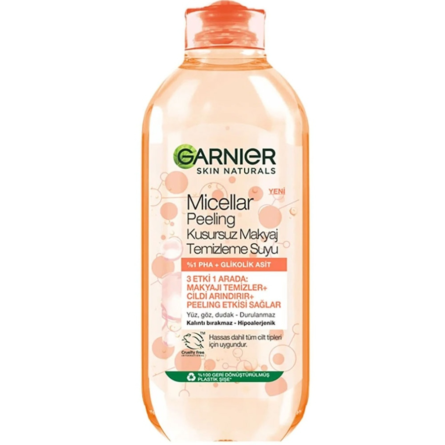 میسلار واتر لایه بردار حاوی گلیکولیک اسید و PHA %1 گارنیه 400ml