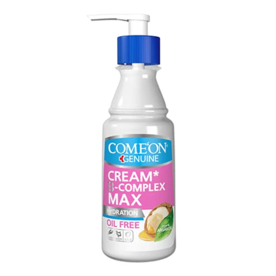 کرم مرطوب کننده پمپی کامان پوست چرب 200ml