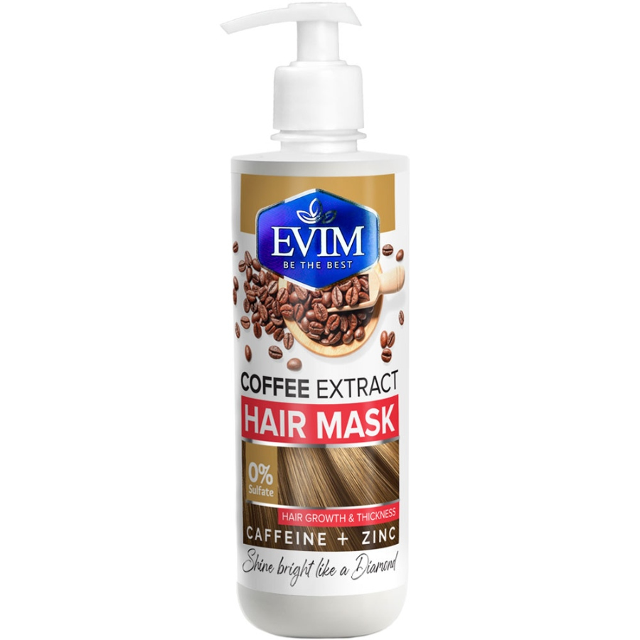 ماسک مو فاقد سولفات عصاره قهوه ایویم 400ml