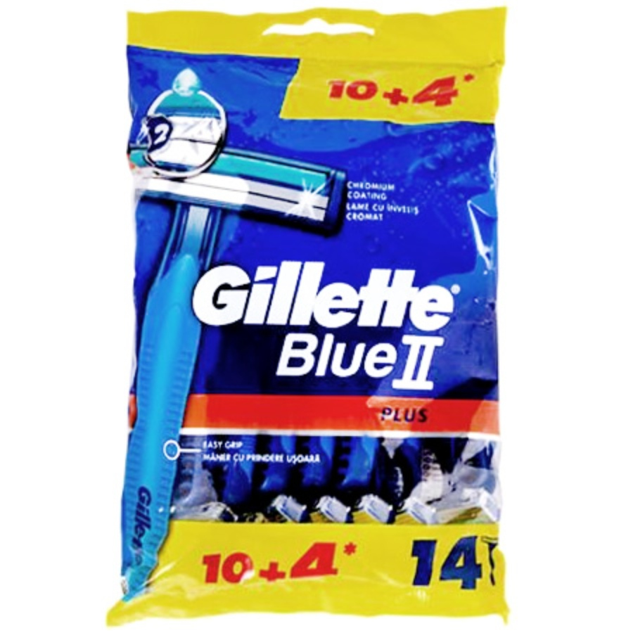 خودتراش 2 تیغه 14 عددی Blue 2 Plus ژیلت