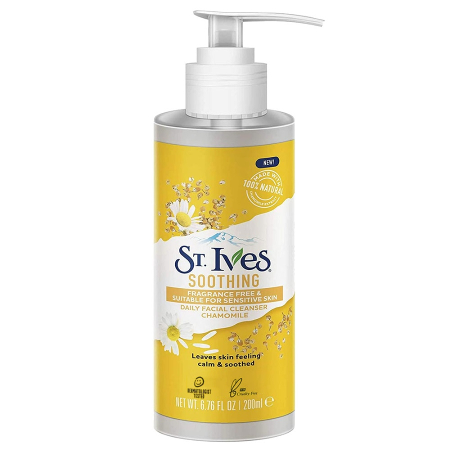 ژل شستشو تسکین دهنده بابونه Soothing سینت ایوز 200ml