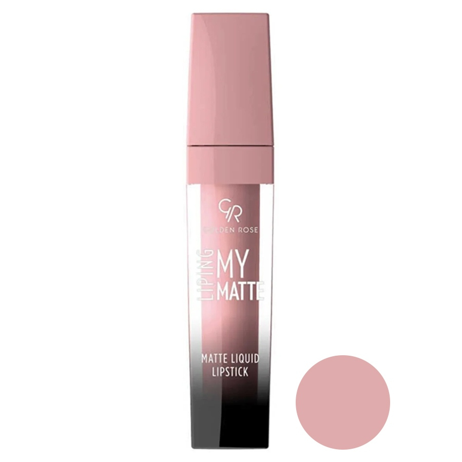 رژ لب مایع مات Lipink گلدن رز