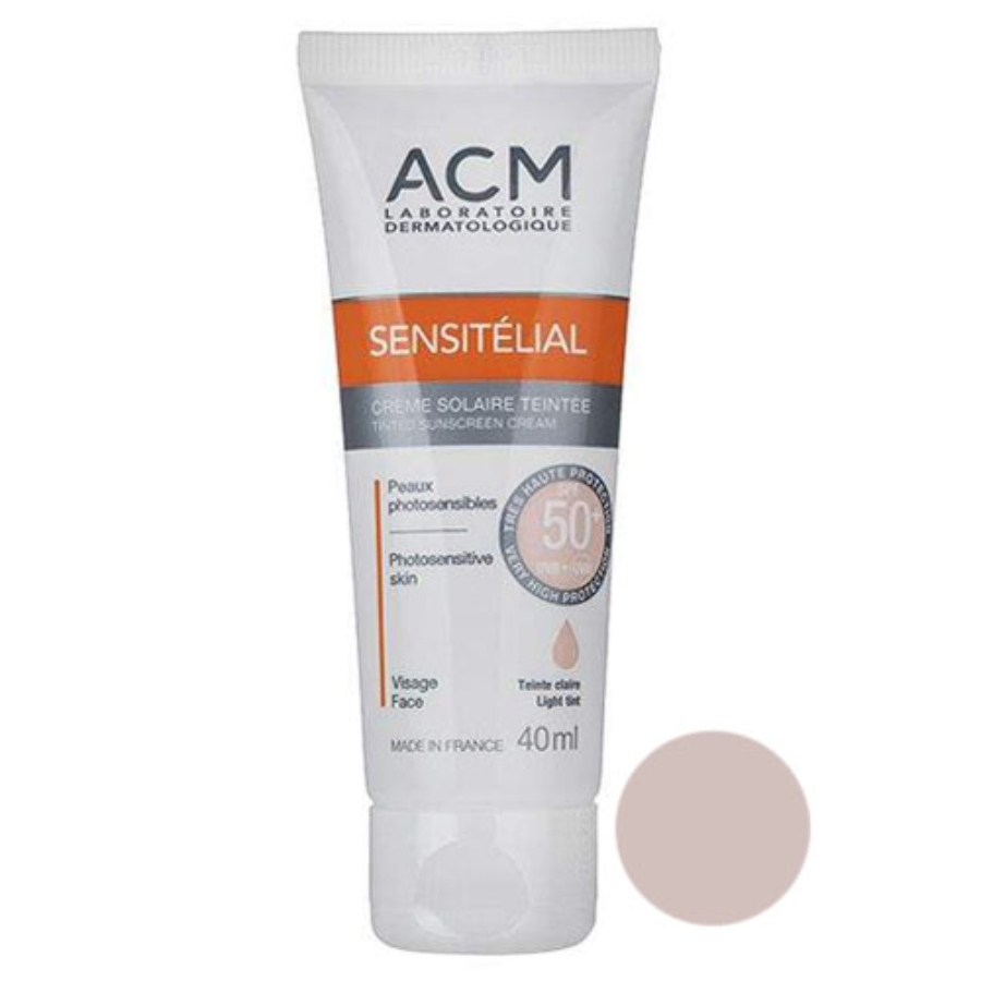 کرم ضد آفتاب رنگی SPF50 سن سی تلیال ای سی ام 40ml