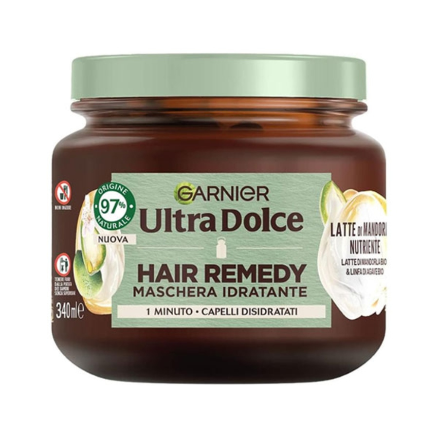 ماسک مو آبرسان گارنیه شیر بادام 340ml Garnier Ultra Dolce 