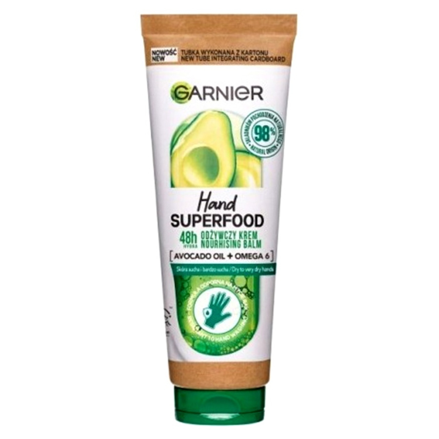 کرم دست روغن آووکادو و امگا 6 SuperFood گارنیه 75ml