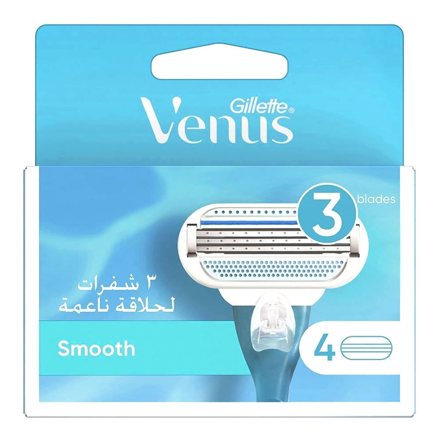 یدک خودتراش 3 تیغه 4 عددی Smooth ونوس ژیلت