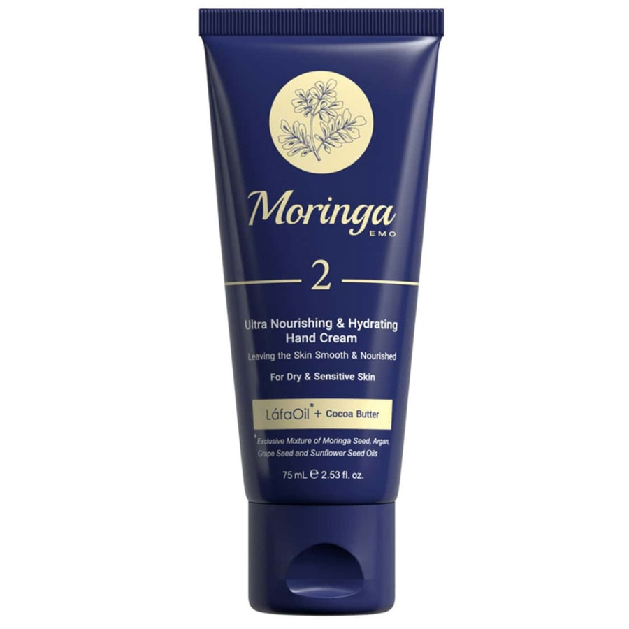 کرم دست فوق مغذی و آبرسان پوست های خشک و حساس 2 مورینگا امو 75ml