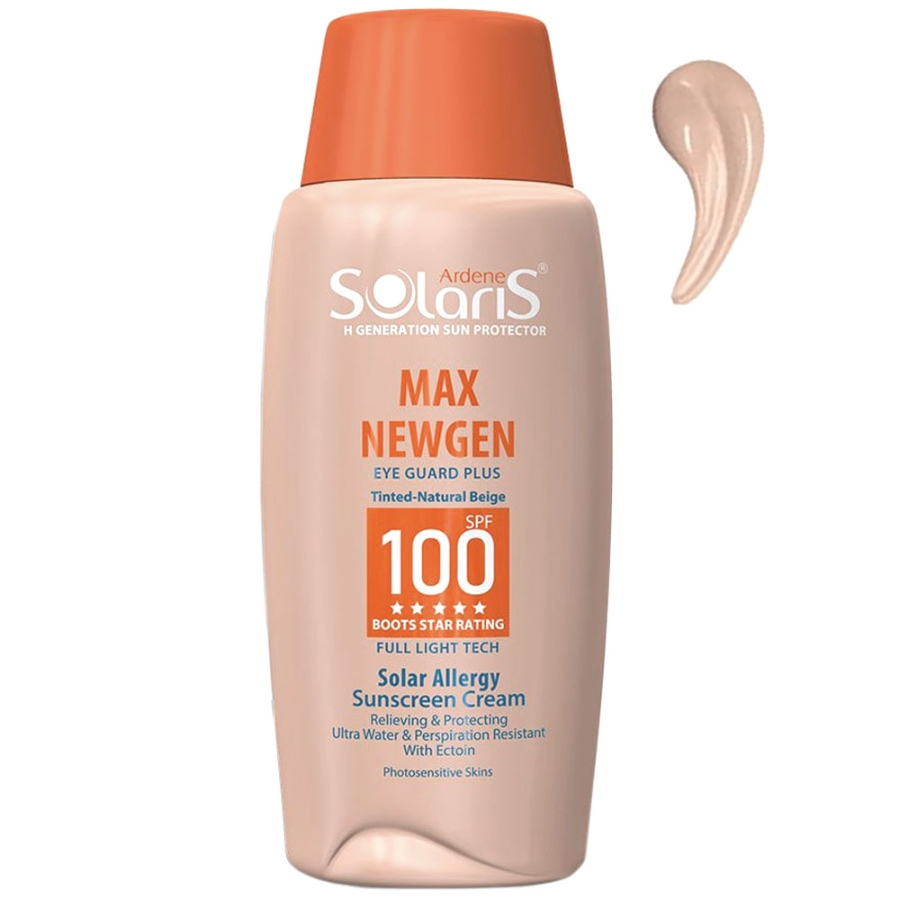 کرم ضدآفتاب Max Newgen SPF100 پوست های حساس آردن سولاریس-بژ طبیعی