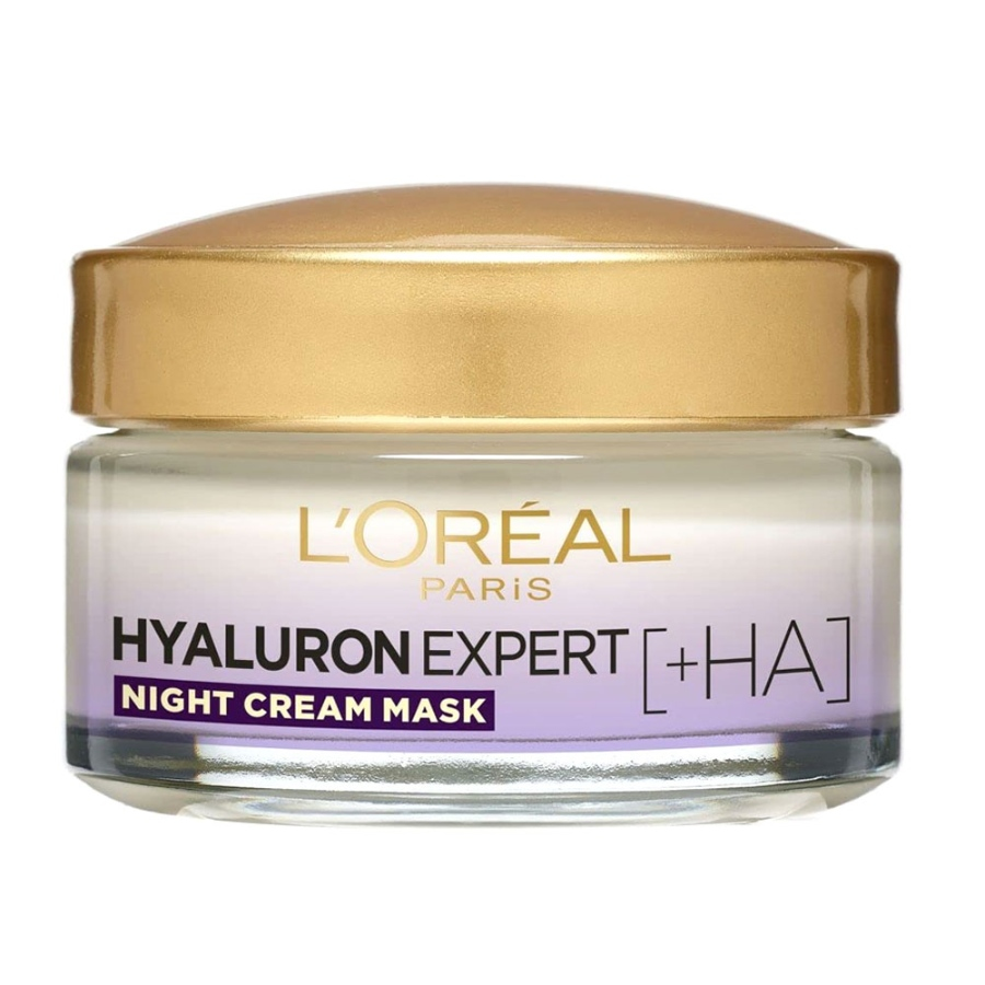 کرم ماسک شب ضد چروک هیالورونیک اسید لورال 50ml