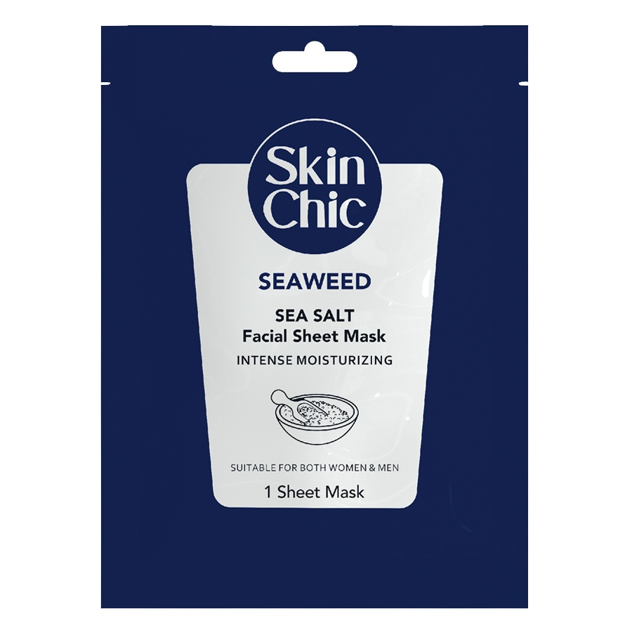 ماسک صورت جلبک دریایی اسکین شیک حاوی عصاره نمک دریایی 18ml