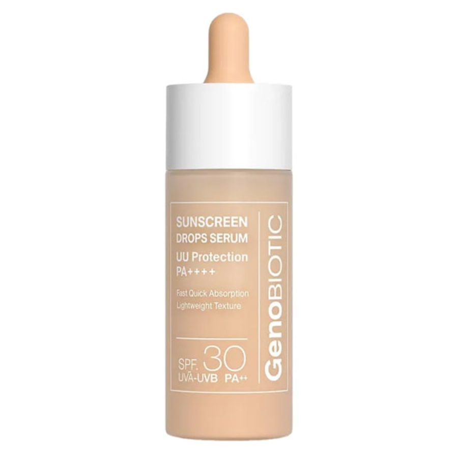 سرم ضد آفتاب صورت و گردن ژنوبایوتیک spf30