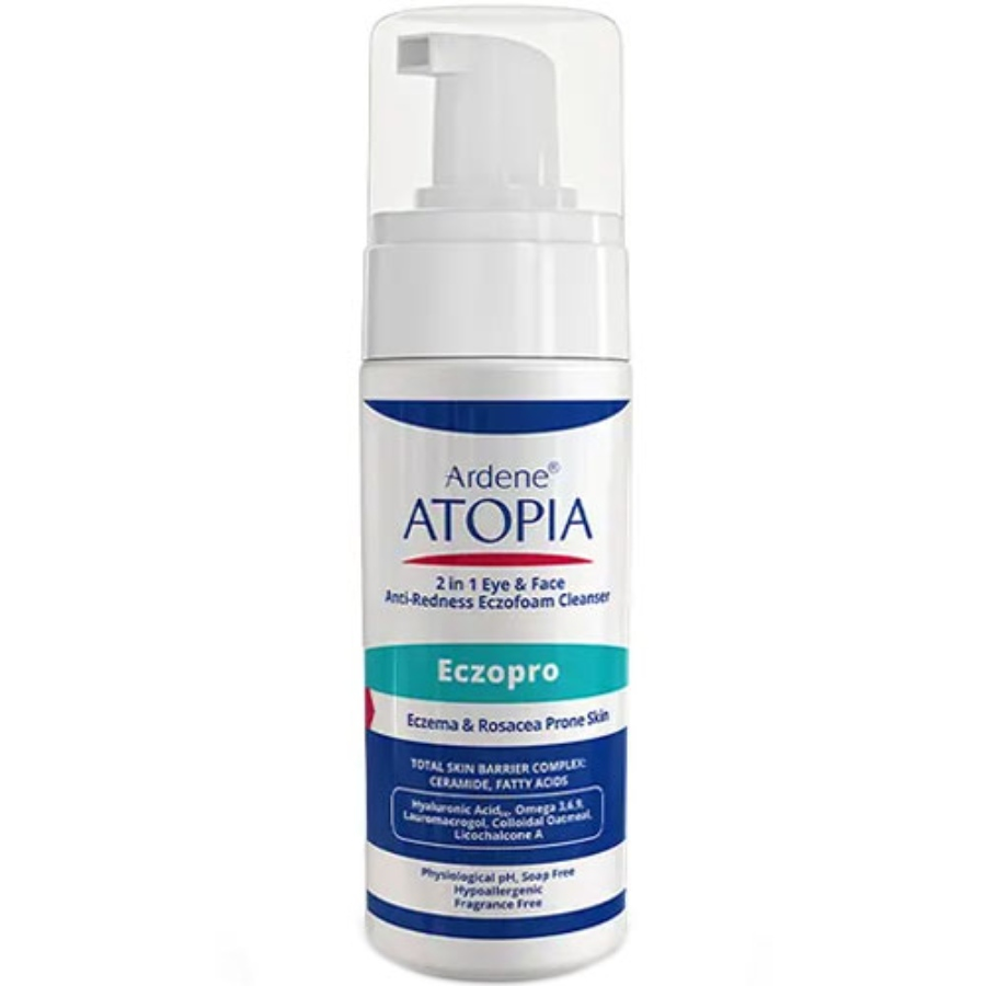 فوم شوینده ملایم صورت و اطراف چشم آردن آتوپیا 150ml